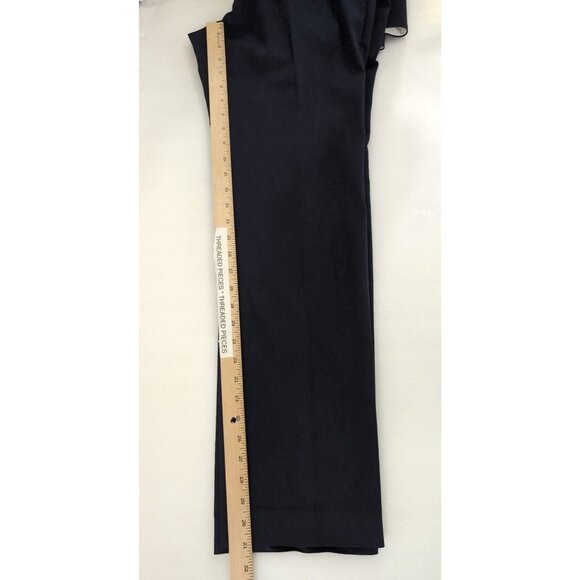 Ann Taylor Pants Womens 10 Blue Straight Leg Career Professional Office - Picture 9 of 10